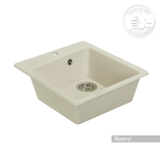 Мойка кухонная Акватон Парма 51 см жемчуг